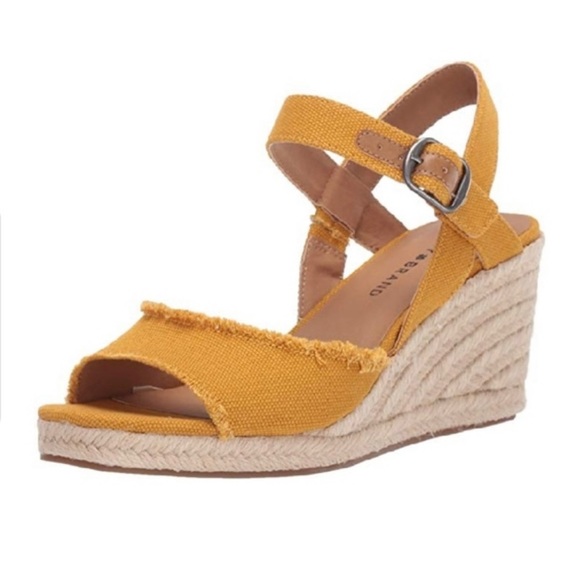 🍀Lucky Brand Mindra wedge espadrille . Size 10W - Picture 2 of 8